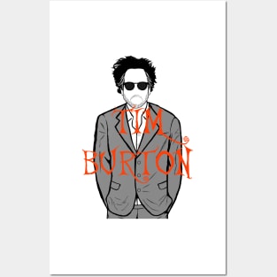 Tim Burton Portrait Posters and Art